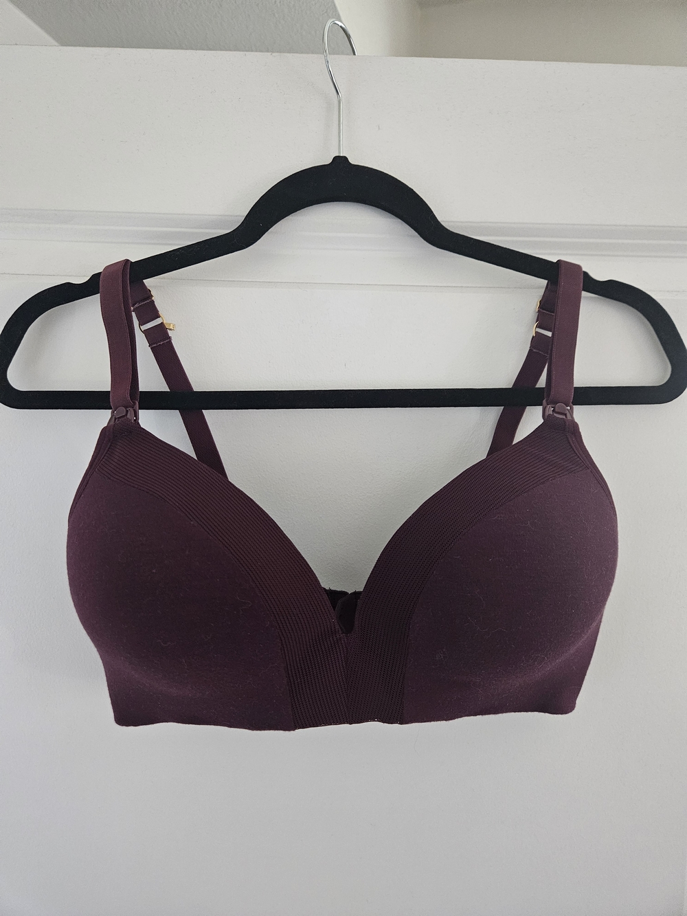 Lively Seamless Molded Nursing Bra in Plum